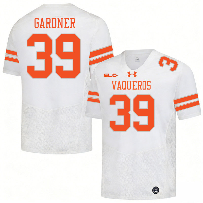 UT Rio Grande Valley Vaqueros #39 Brysen Gardner College Football Jerseys,Uniforms-White